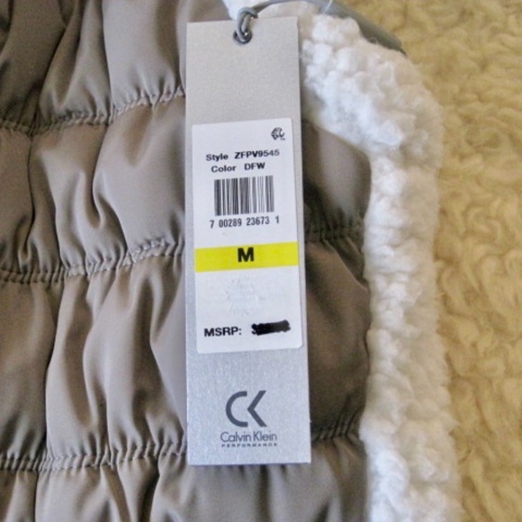 ** Host Pick** Calvin Klein Performance Sherpa Trimmed Vest - Picture 8 of 11